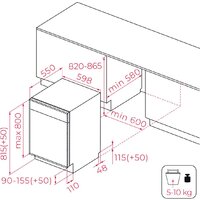 Встраиваемая посудомоечная машина TEKA DFI 46650 - Изображение №8 — Chaika Market
