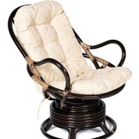 Кресло-качалка TetChair Flores 5005 без подушки (коричневый) — Chaika Market