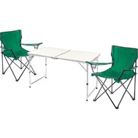 Стол со стульями Sundays ZC-CT003/ZC-CC005 (темно-зеленый) — Chaika Market