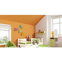 Кровать-тахта Мебельград Соня вариант 4 (массив сосны белый) - Изображение №3 — Chaika Market