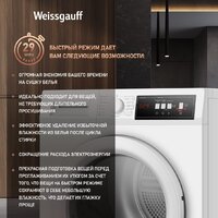 Сушильная машина Weissgauff WD 547C - Изображение №17 — Chaika Market