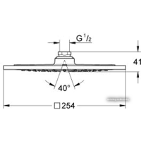 Верхний душ Grohe Rainshower F-Series 10