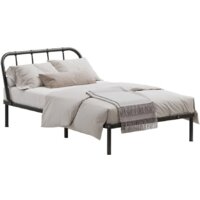 Кровать Домаклево Мира 120x200 (черный) — Chaika Market