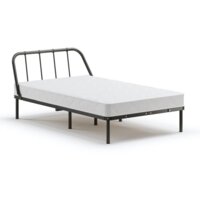 Кровать Домаклево Мира 120x200 (черный) - Изображение №2 — Chaika Market