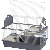 Клетка Ferplast Barn 80 57068021 (серый) - Изображение №2 — Chaika Market