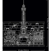 Конструктор LEGO Architecture 21064 Париж – Город Любви - Изображение №5 — Chaika Market