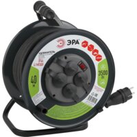 Удлинитель на катушке ЭРА RMx-4es-3x2.5-40m-IP44(KG) Б0043059 — Chaika Market