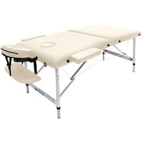 Массажный стол SL Relax Aluminium BM2723-2 (бежевый) — Chaika Market
