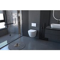 Унитаз подвесной Abber Bequem AC1100-AC0105-AC0121 (с кнопкой смыва) - Изображение №2 — Chaika Market