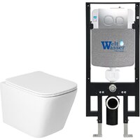 Унитаз подвесной Saniteco KW-9004WS + 497 + RD-CR - Изображение №6 — Chaika Market