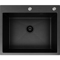 Кухонная мойка Axus LS-6050B Nano Black — Chaika Market