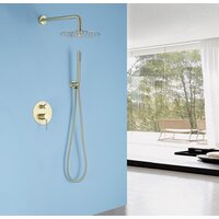 Душевая система  Abber Emotion AF8818G (золото матовое) - Изображение №2 — Chaika Market