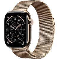 Умные часы Apple Watch Series 11 LTE 42 мм (титановый корпус, золотистый/золотистый, миланская петля) - Изображение №1 — Chaika Market