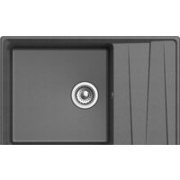 Кухонная мойка GranFest GF-LV-760L (графит) - Изображение №2 — Chaika Market