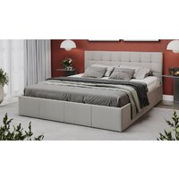 Кровать Трия Эмма с ПМ 160x200 (велюр Confetti Silver) - Изображение №4 — Chaika Market