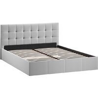 Кровать Трия Эмма с ПМ 160x200 (велюр Confetti Silver) — Chaika Market