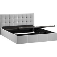 Кровать Трия Эмма с ПМ 160x200 (велюр Confetti Silver) - Изображение №2 — Chaika Market