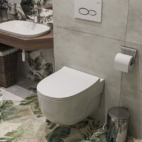 Унитаз подвесной Roxen Porto 530155-01 Rimless Soft Close - Изображение №2 — Chaika Market