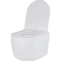 Унитаз подвесной Roxen Porto 530155-01 Rimless Soft Close - Изображение №6 — Chaika Market