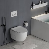 Унитаз подвесной Roxen Porto 530155-01 Rimless Soft Close - Изображение №14 — Chaika Market