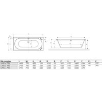 Ванна Excellent Oceana Slim 180x80 - Изображение №3 — Chaika Market