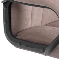 Офисное кресло TetChair Boss metalBL (ткань, светло-коричневый, KUB 03) - Изображение №8 — Chaika Market