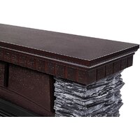 Портал Firelight Porto 30 (камень черный/шпон венге) - Изображение №3 — Chaika Market