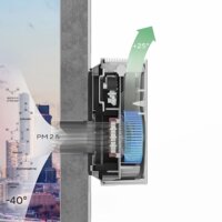 Проветриватель без нагрева Ballu OneAir ASP-100 (белый) - Изображение №6 — Chaika Market