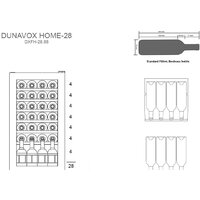Винный шкаф Dunavox DXFH-28.88 - Изображение №6 — Chaika Market