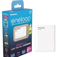 Аккумуляторы + зарядное Panasonic USB IN/OUT с функцией Power Bank+4AA 2000MAh K-KJ87MCD40USB — Chaika Market