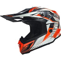 Мотошлем AIM RH855 Fiber Glass Tondo RH855T-OBW-XL (XL, оранжевый/черный/белый) — Chaika Market