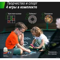 Батут Unix Line Supreme Game 14ft (зеленый) - Изображение №10 — Chaika Market