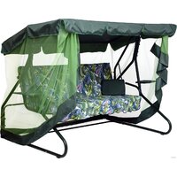 Садовые качели Sundays Garden Люкс-021 с сеткой с1405 — Chaika Market
