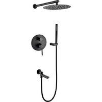 Душевая система  Grocenberg GB5099BL-1 (черный матовый) — Chaika Market