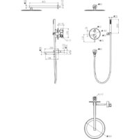 Душевая система  Grocenberg GB5099BL-1 (черный матовый) - Изображение №16 — Chaika Market