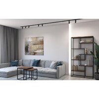 Стеллаж Hype Mebel Зиг-Заг-2 120x200 (черный/древесина белая) - Изображение №3 — Chaika Market