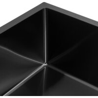 Кухонная мойка ARFEKA ECO AR 450*450 BLACK PVD NANO - Изображение №6 — Chaika Market