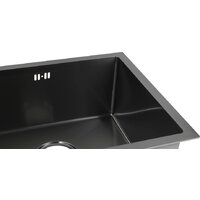 Кухонная мойка ARFEKA ECO AR 450*450 BLACK PVD NANO - Изображение №4 — Chaika Market