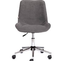 Офисное кресло TetChair Style (флок, серый) - Изображение №5 — Chaika Market