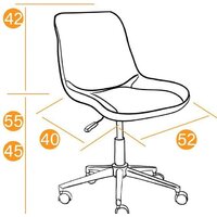 Офисное кресло TetChair Style (флок, серый) - Изображение №12 — Chaika Market