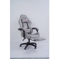 Игровое (геймерское) кресло Calviano 1584 (велюр, серый) - Изображение №2 — Chaika Market