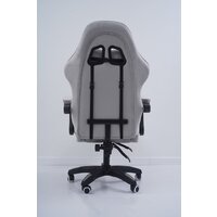 Игровое (геймерское) кресло Calviano 1584 (велюр, серый) - Изображение №7 — Chaika Market