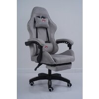 Игровое (геймерское) кресло Calviano 1584 (велюр, серый) - Изображение №18 — Chaika Market