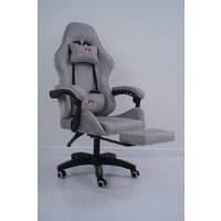 Игровое (геймерское) кресло Calviano 1584 (велюр, серый) - Изображение №19 — Chaika Market