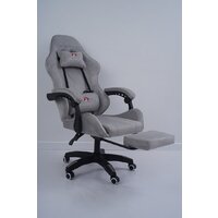 Игровое (геймерское) кресло Calviano 1584 (велюр, серый) - Изображение №14 — Chaika Market