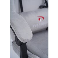 Игровое (геймерское) кресло Calviano 1584 (велюр, серый) - Изображение №22 — Chaika Market