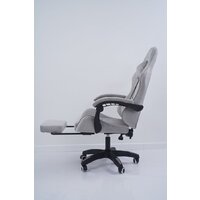 Игровое (геймерское) кресло Calviano 1584 (велюр, серый) - Изображение №6 — Chaika Market