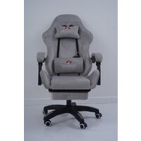 Игровое (геймерское) кресло Calviano 1584 (велюр, серый) - Изображение №16 — Chaika Market