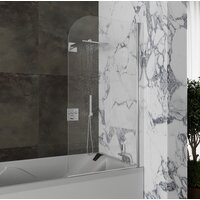 Стеклянная шторка для ванны Roxen Brimen 52010-80 80х140 — Chaika Market