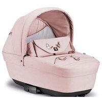 Универсальная коляска CAM Posh (2 в 1, розовый/рама розовое золото) - Изображение №8 — Chaika Market